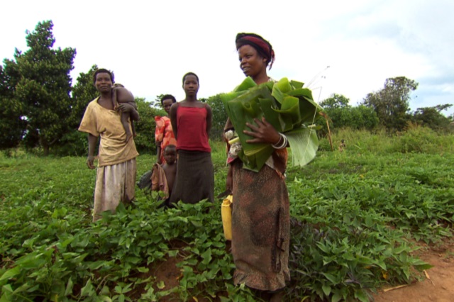 Women in Gwero village, Kayunga district, Uganda