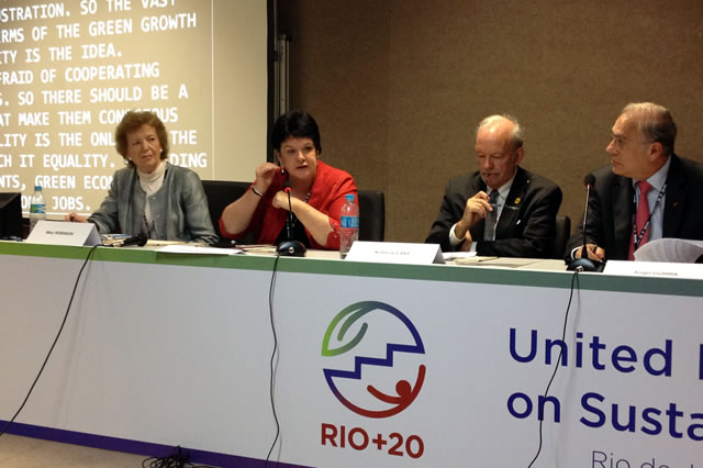 Sustainable Development in an Unequal World: Mary Robinson addresses Club de Madrid event at Rio+20