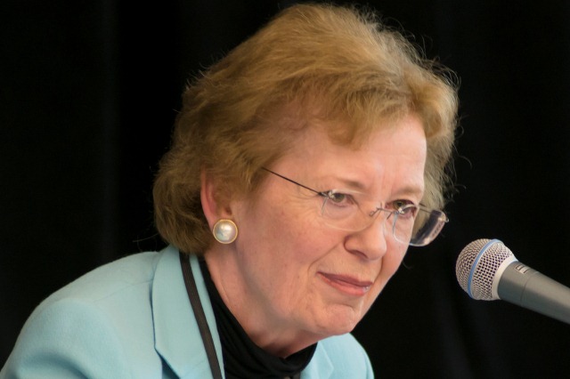 Mary Robinson discusses private sector role in global development agenda