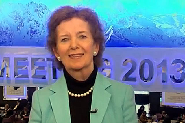 Mary Robinson live from Davos