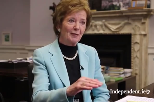 Mary Robinson talks Climate Change Plans