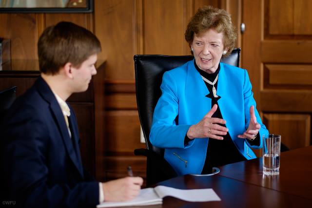 Mary Robinson Calls for Thought Leadership on Climate Action in 2015